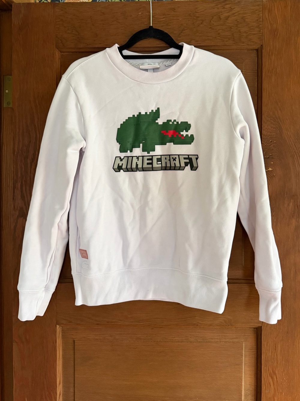 Minecraft x Lacoste Crewneck Sweatshirt Unisex Size S